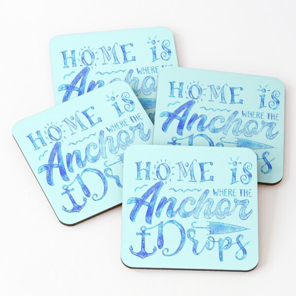 Item preview, Home is Where the Anchor Drops. designed and sold by CristalleLisa.