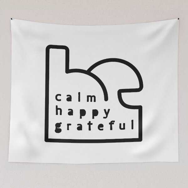 Item preview, Be Calm Be Happy Be Grateful. Typography design  designed and sold by lents.