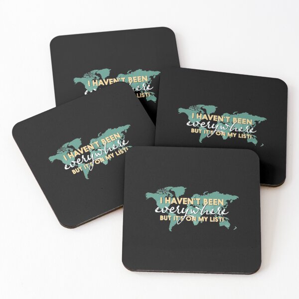 Item preview, I Haven'T Been Everywhere But It'S On My List World Map designed and sold by bramlettaw.