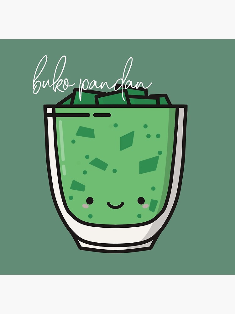 Póster «Icono de Buko Pandan: postre filipino» de Jamila-Benito | Redbubble