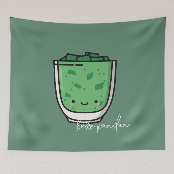 Item preview, Buko Pandan Icon: Filipino Dessert designed and sold by Jami Draws.
