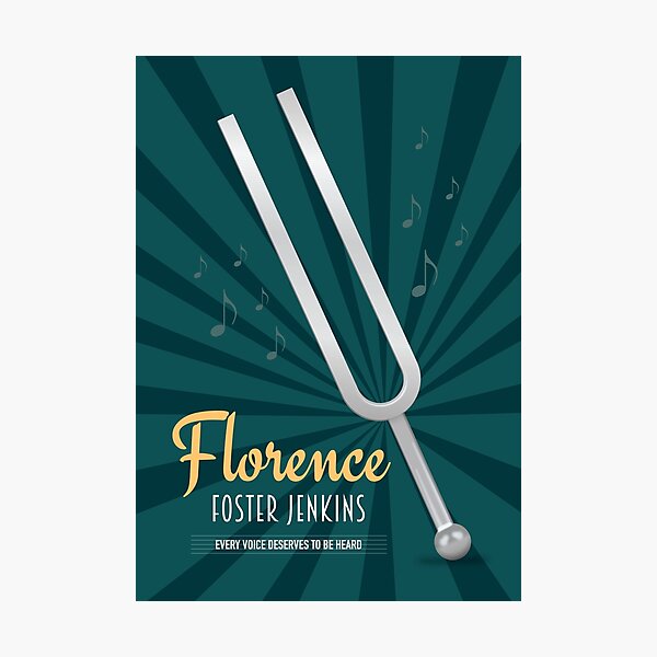 Florence Foster Jenkins - Alternative Movie Poster Photographic Print
