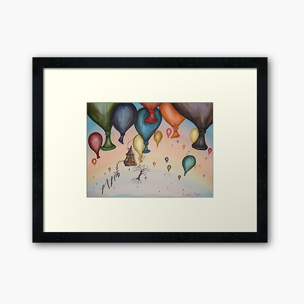 High In The Sky Framed Art Print