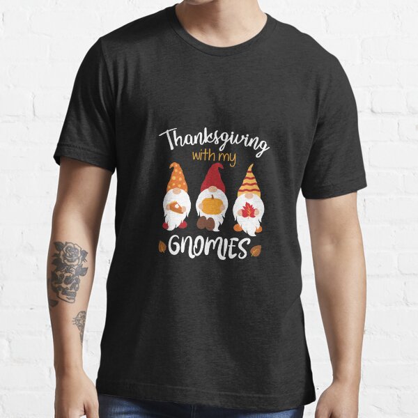 Autumn Gnome Gift Men Women Kids Thanksgiving Fall Gnome Pullover Hoodie Essential T-Shirt