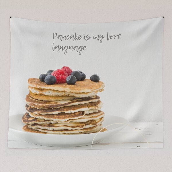 Item preview, pancake is my love language -  food is my love language designed and sold by Amalzaki.