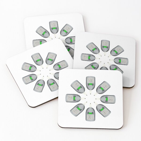 Item preview, Glucose meters with unicorns designed and sold by Nadia Arsky.