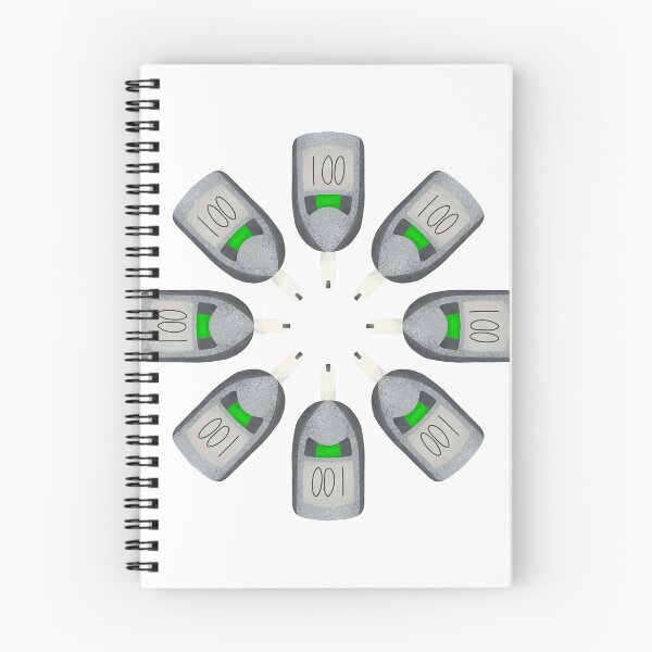 Item preview, Glucose meters with unicorns designed and sold by Nadia Arsky.