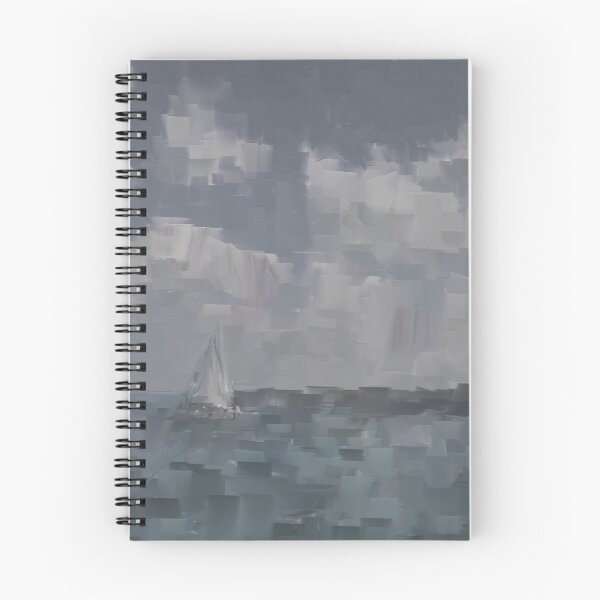 Item preview, Yacht off Clarach Bay Art by Simon Williams designed and sold by WibbleDesign.