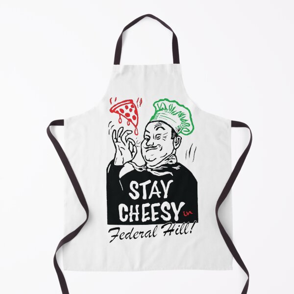 Item preview, Stay Cheesy in Federal Hill - original linocut design and print with digital text designed and sold by PixelPalmer.
