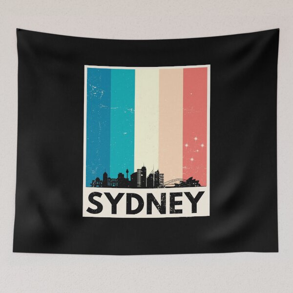 Item preview, Sydney skyline designed and sold by The Agreeable Raven.