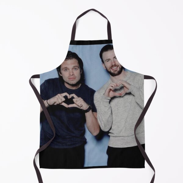 Item preview,  Sebastian Stan and Chris Evans being extremely lovable while sending you love  designed and sold by L1 Creations.