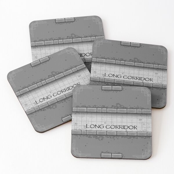 Item preview, Board Game Tiles Long Corridor designed and sold by artlahdesigns.