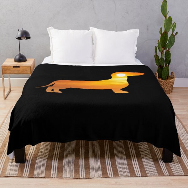 Item preview, Dachshund Dog Silhouette Sunrise designed and sold by alaechamlal.