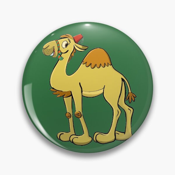 Item preview, smiling North African camel with an oriental cap on its head designed and sold by duxpavlic.