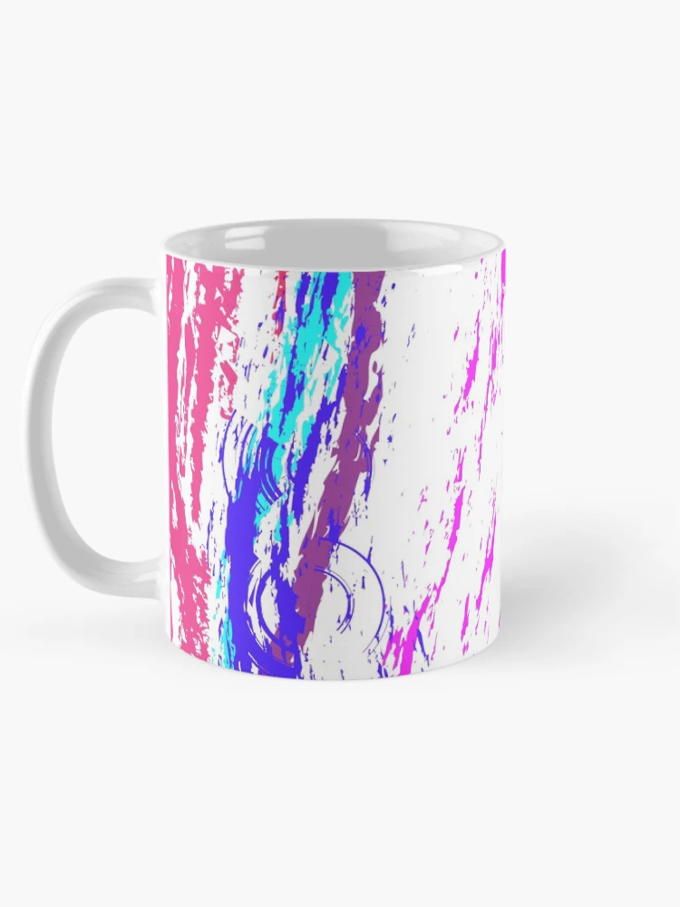 Thumbnail 5 of 6, Coffee Mug, Color Splash Abstract Pattern designed and sold by Rizty.