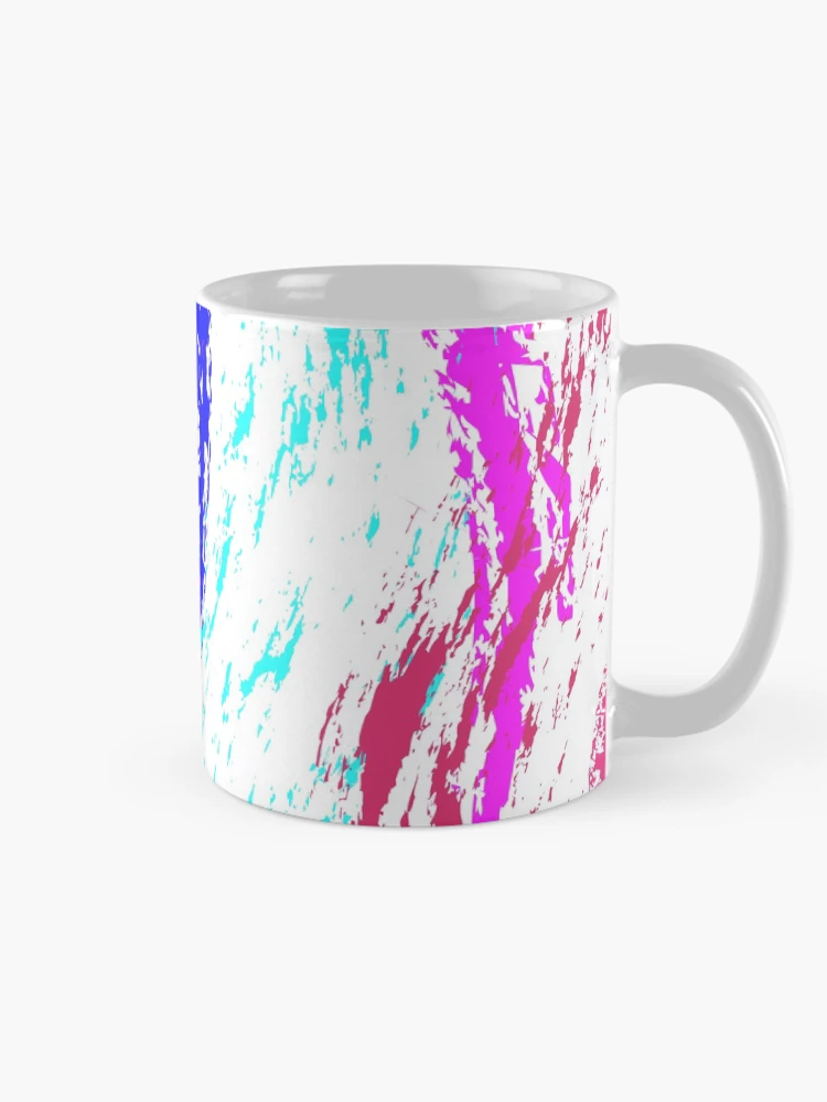 Thumbnail 3 of 6, Coffee Mug, Color Splash Abstract Pattern designed and sold by Rizty.