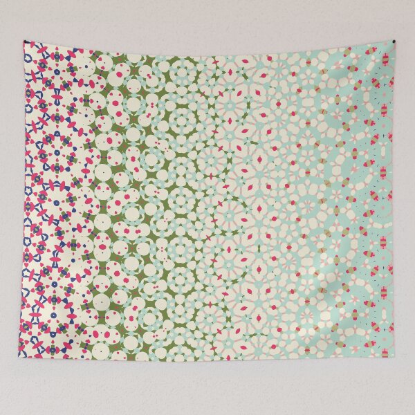 Item preview, Abstract Flower Pattern Artwork 01 Color 9 designed and sold by Stefanie Boike.