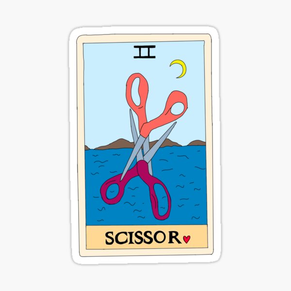 Scissors Not-So-Subtle Lesbian Pride Sticker for Sale by peach-bear-shop