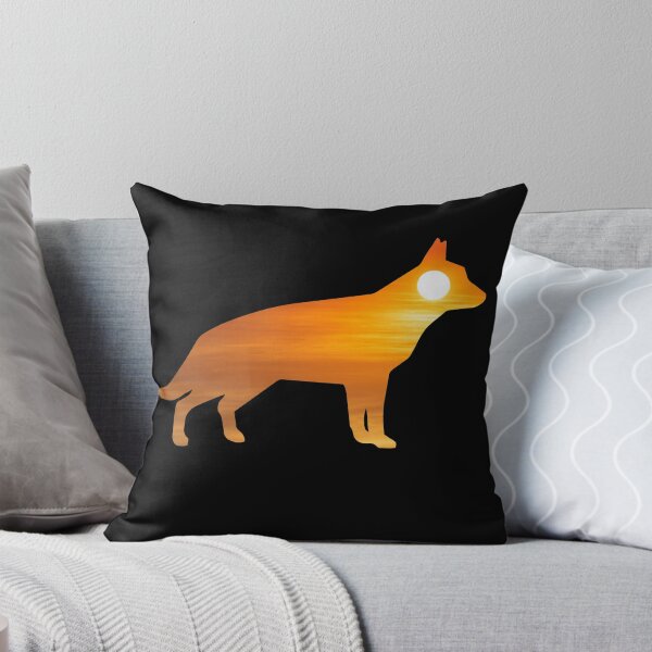 Item preview, German Shepherd Dog Silhouette Sunrise designed and sold by alaechamlal.