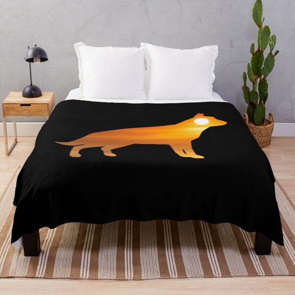Item preview, German Shepherd Dog Silhouette Sunrise designed and sold by alaechamlal.
