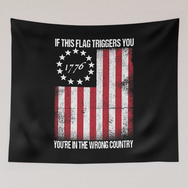 Item preview, IF THIS FLAG TRIGGERS YOU 1776  designed and sold by GPTrending.