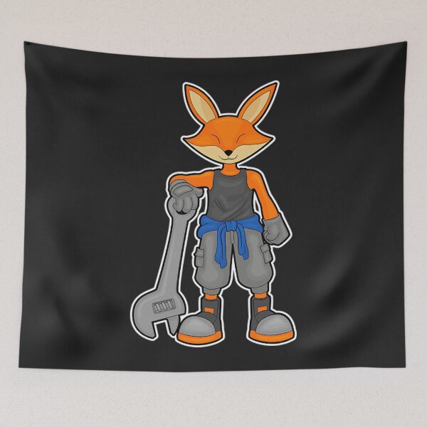 Item preview, Mechanic T-ShirtFox as Mechanic with Spanner designed and sold by ArcherMeura.
