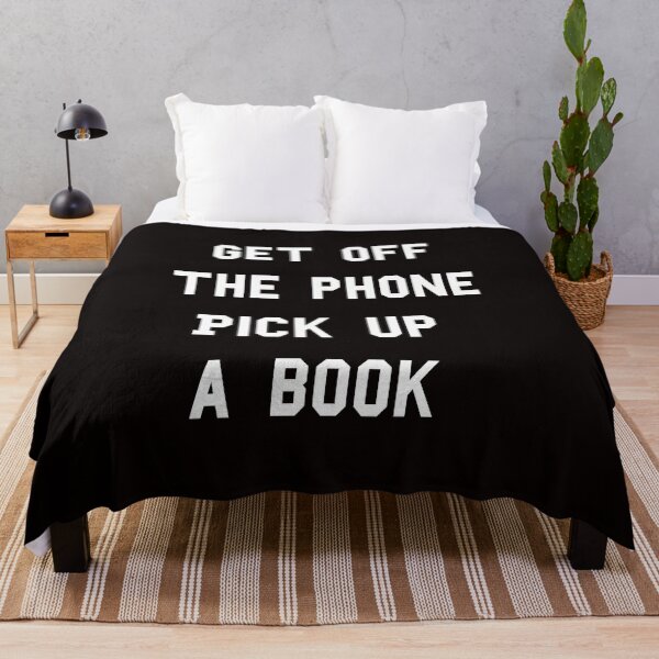 Item preview, Get Off The Phone Pick Up A Book designed and sold by classicmusings.