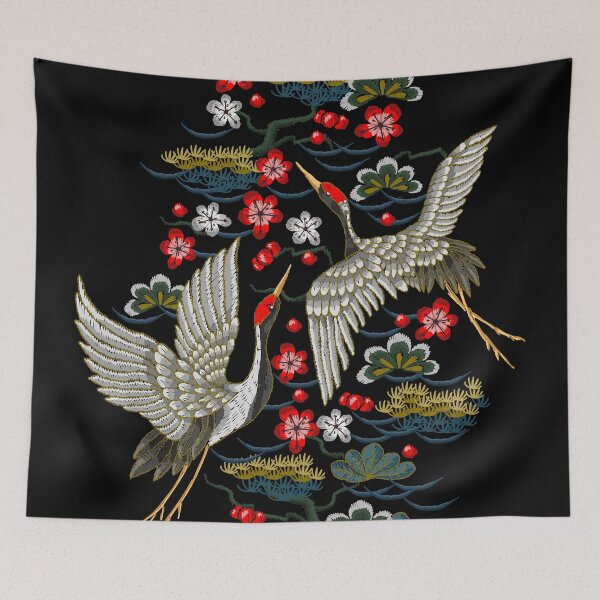 Item preview, japanese crane designed and sold by muthru bazaar.