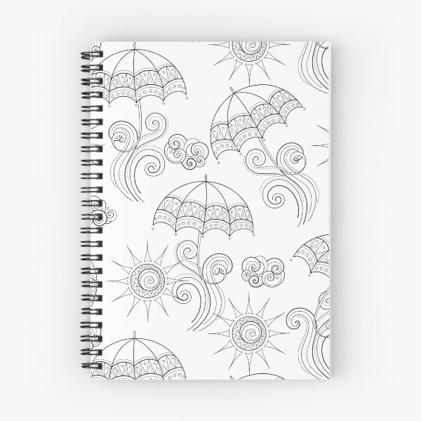 Item preview, Noncolored Fairytale Weather Forecast Print designed and sold by lissantee.