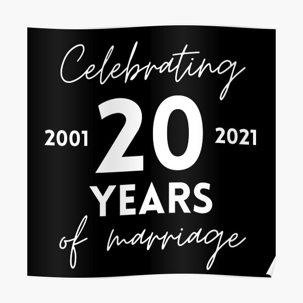 Marriage Anniversary Posters Redbubble