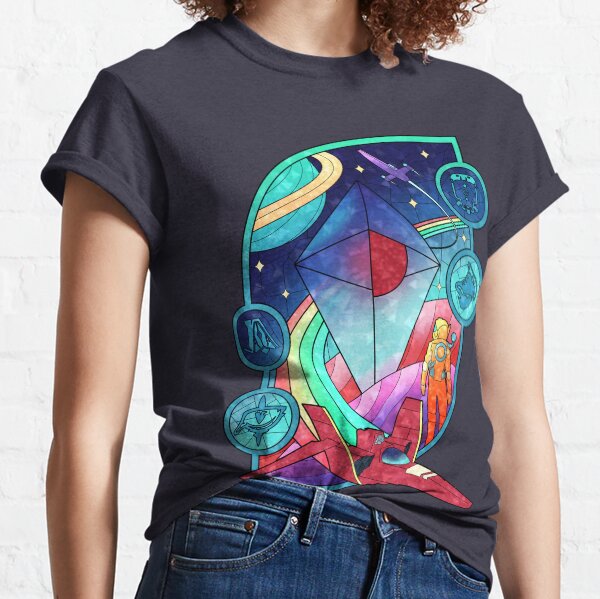 Nms Glass - New worlds Classic T-Shirt