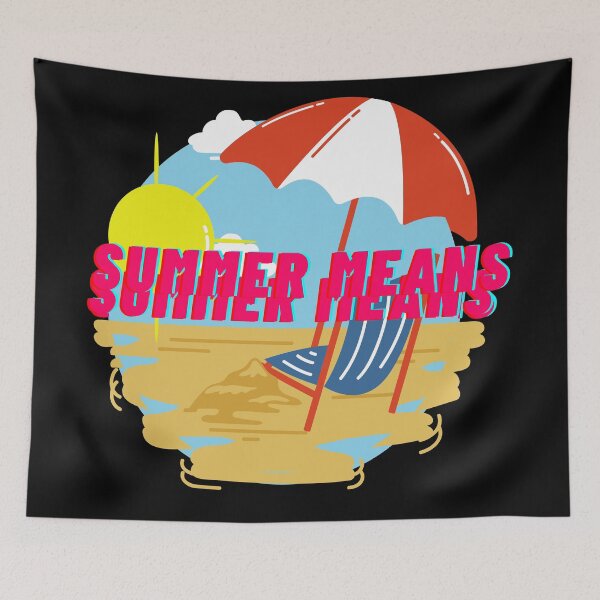 Item preview, Summer means swimming designed and sold by Tropium-Designs.