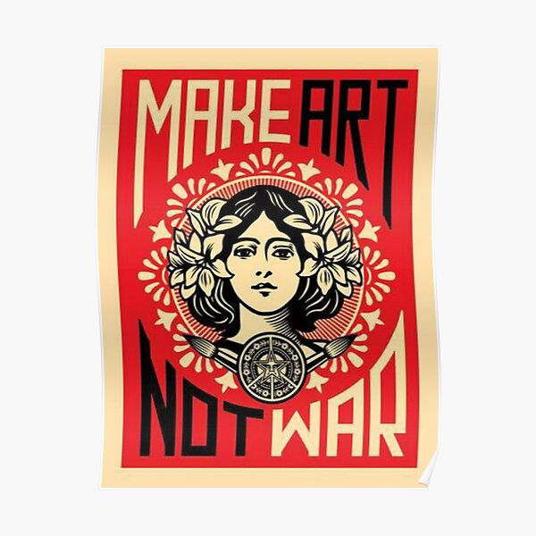 Belle affiche abstraite Faireys Poster