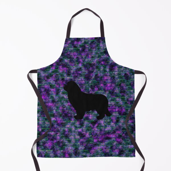 Item preview, Newfoundland Dog Black Colorful Wall designed and sold by Moonyflower.