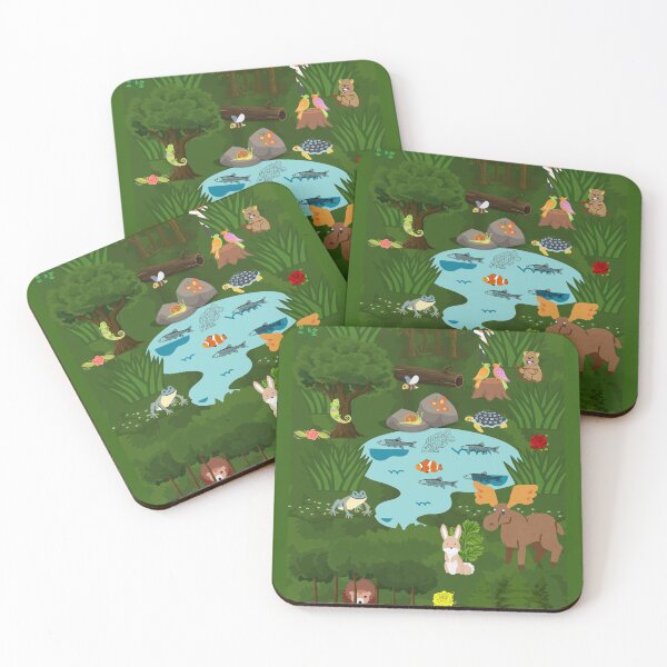 Item preview, cute animal forest designed and sold by killer4444.