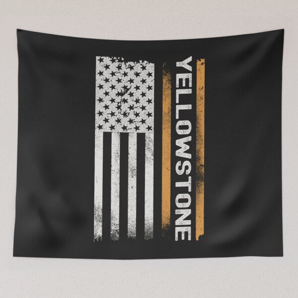 Item preview, Yellowstone T-ShirtVintage Yellowstone Flag  designed and sold by ArcherMeura.