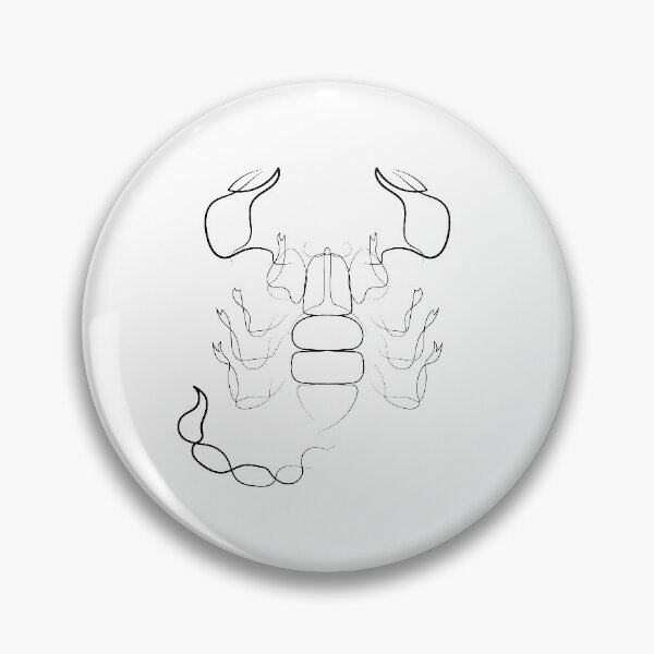 Item preview, Scorpion | One Line Art | Minimal Art | One Line Artist | Minimalist designed and sold by One-Line-Artist.