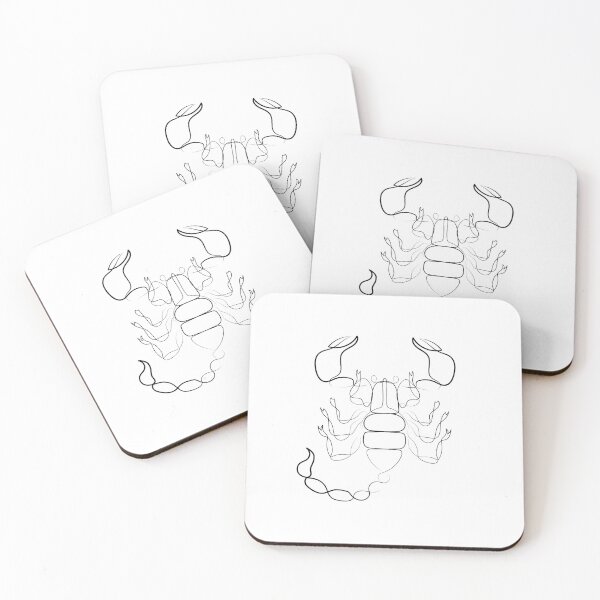 Item preview, Scorpion | One Line Art | Minimal Art | One Line Artist | Minimalist designed and sold by One-Line-Artist.