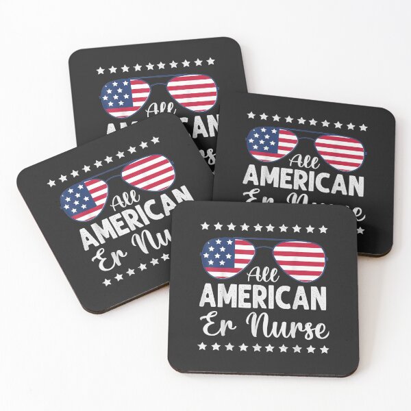 Item preview, All American Er Nurse 4th Of July Apparel Sunglasses Flag designed and sold by toricak06.