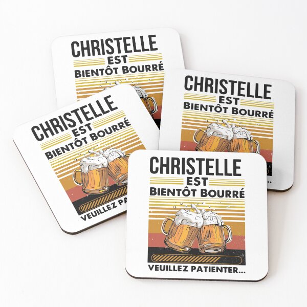 Item preview, CHRISTELLE EST BIENTOT BOURRE VEUILLEZ PATIENTER VINTAGE designed and sold by GPTrending.