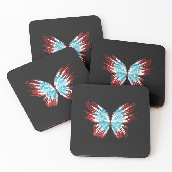 Item preview, Butterfly USA Patriotic Cute 4th Of July Womens Premium designed and sold by toricak06.