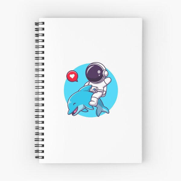 Item preview, Cute astronaut with dolphin designed and sold by Yerdish1.