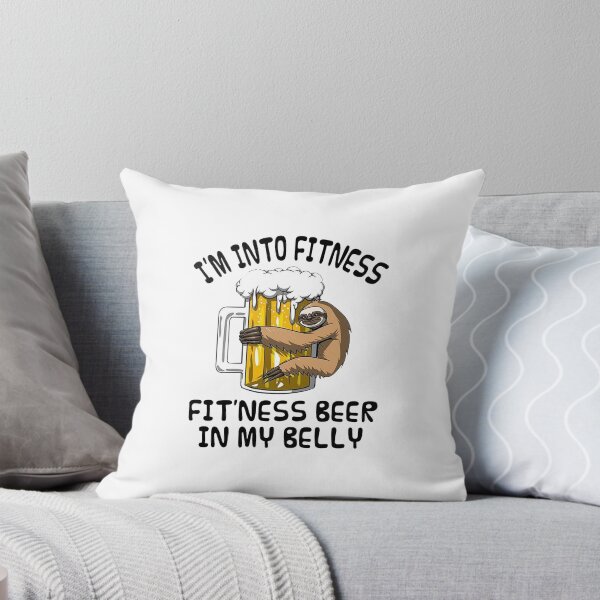 Item preview, SLOTH I'M INTO FITNESS FIT'NESS BEER IN MY BELLY designed and sold by GPTrending.