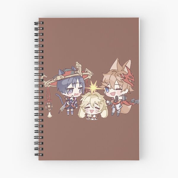 Item preview, Genshin Impact Chibi Scaramouche, Childe, and Aether  designed and sold by NewEraMutant.
