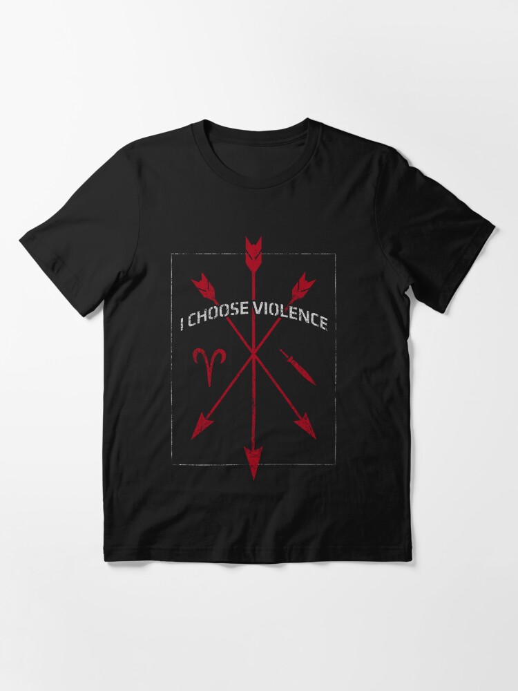 Alternate view of I Choose Violence Essential T-Shirt