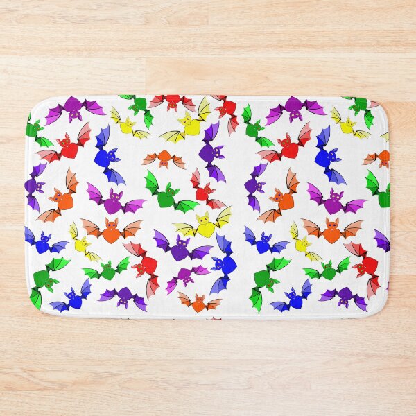 Item preview, Rainbow Love Bats designed and sold by Kestrelle.