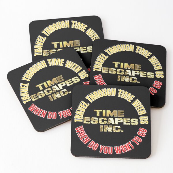 Aperçu de l'œuvre Time Escapes Inc. Voyage dans le temps Sticker créée et vendue par RGRamsey.