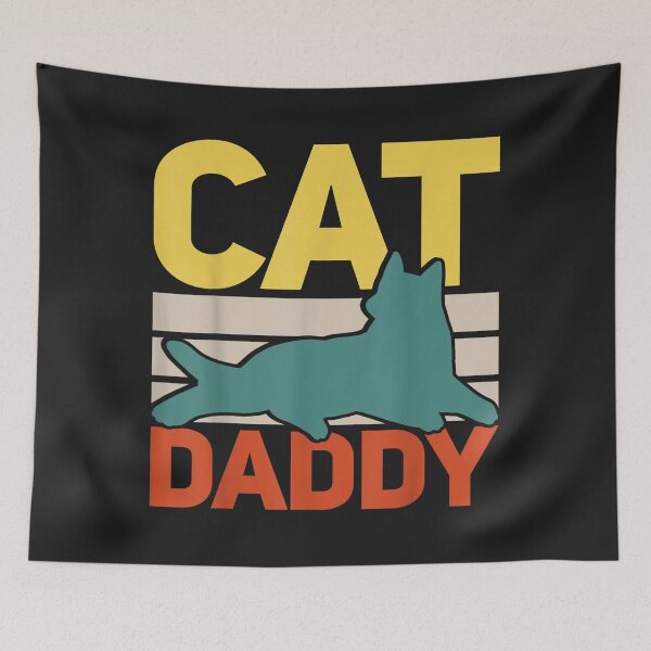 Item preview, Cat Daddy Cat Dad Father Fathers Day Retro designed and sold by toricak06.