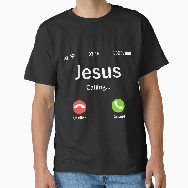 Item preview, jesus calling decline accept jesus christian designed and sold by KennethGeat.
