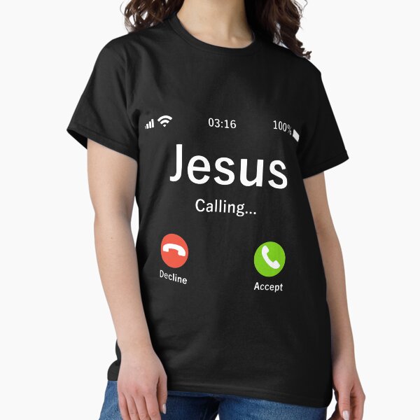 Item preview, jesus calling decline accept jesus christian designed and sold by KennethGeat.